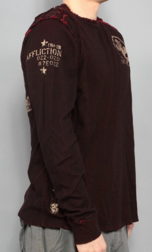 Двусторонняя термалка Affliction Double Cross Reversible Thermal фото